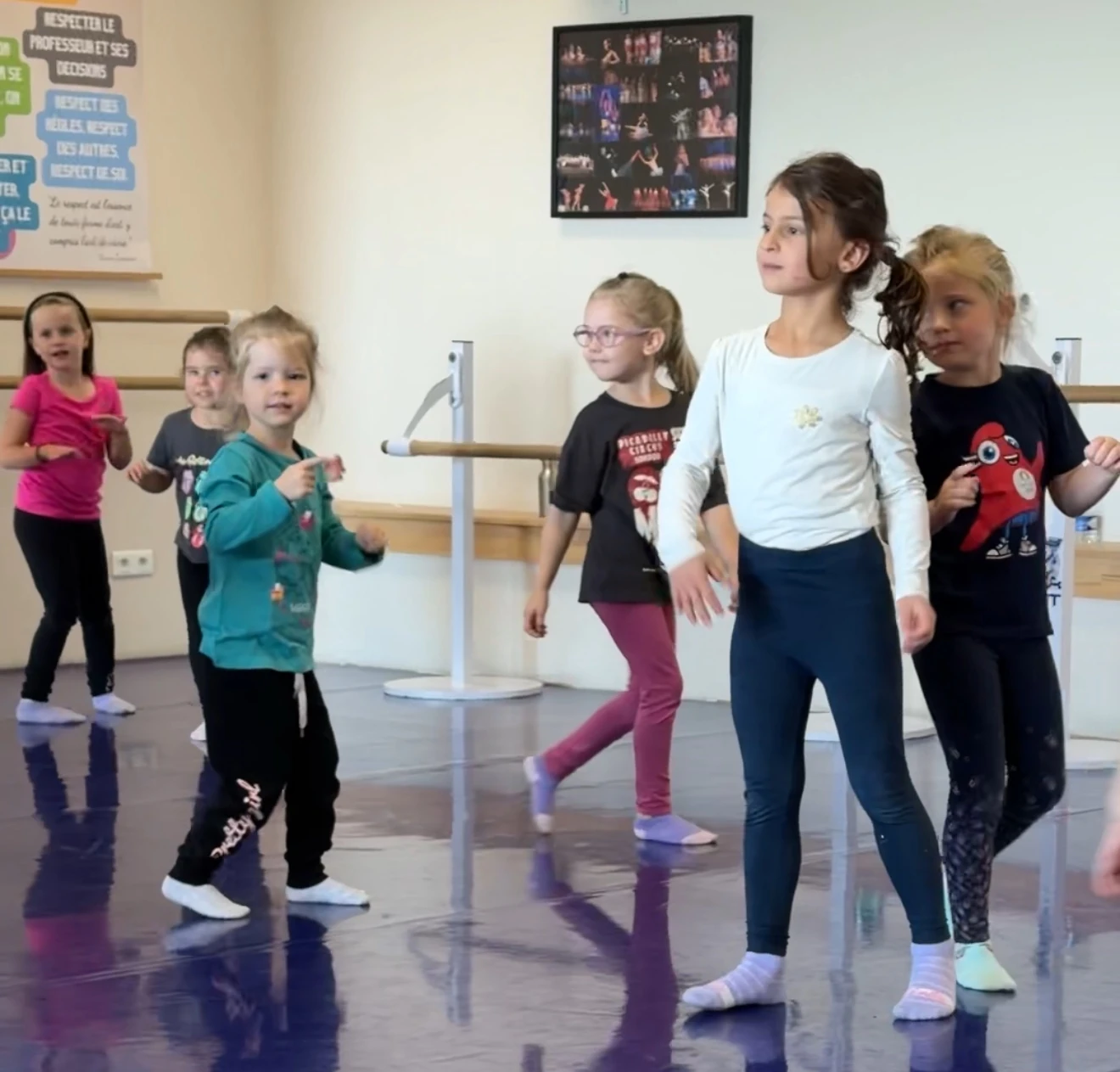 Jeunes danseurs en éveil et initiation