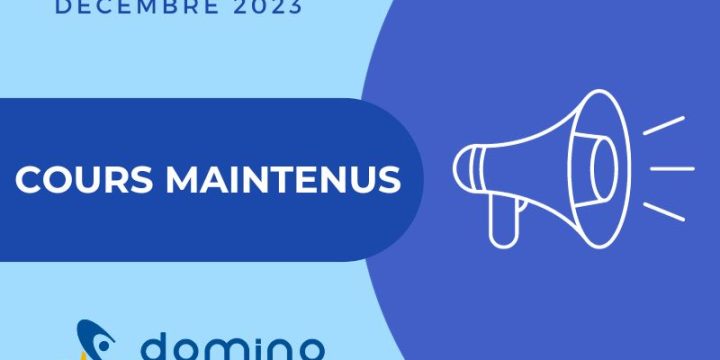 Cours du samedi 23/12/2023 maintenus