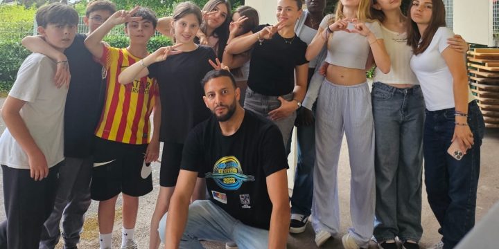 Le Hip Hop en mode détente avant le passage de la flamme olympique