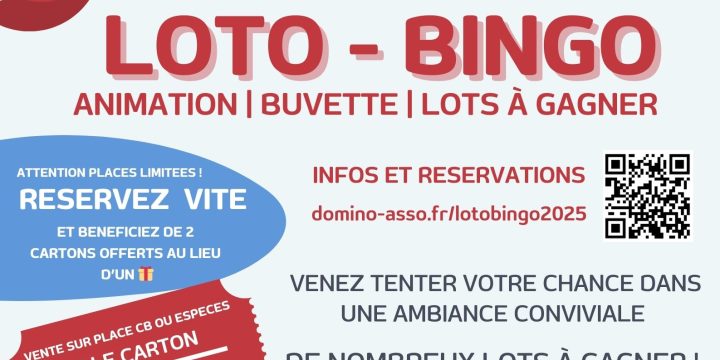 Notre premier LOTO associatif arrive à grands pas !