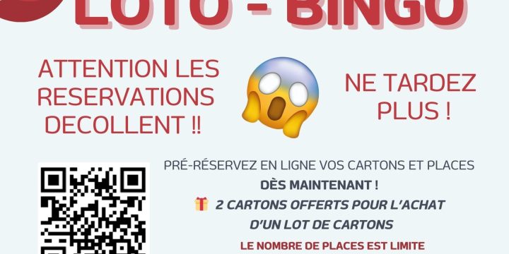 Loto – Bingo : Les réservations décollent J – 25 🚀