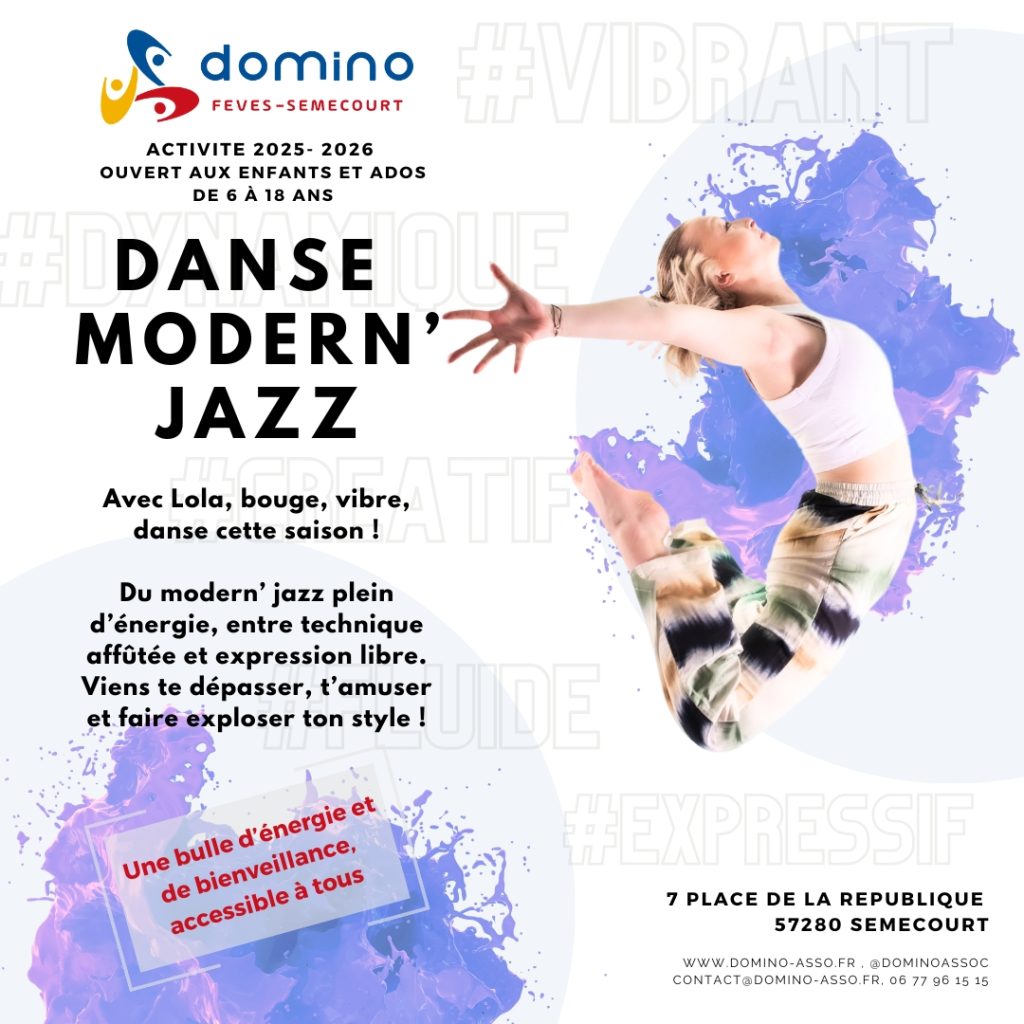 Modern Jazz avec Lola : une nouvelle saison pleine d’énergie, de style et de passion !
